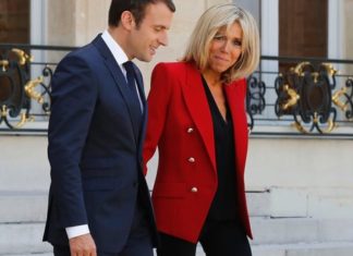 Модный выход первой леди Франции: 64-летняя Бриджит Макрон надела мини за 3400 долларов