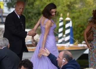 Джордж и Амаль Клуни впервые появились на красной дорожке после рождения у них близнецов