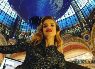 Образ дня: Наталья Водянова в наряде Christian Dior со звездами