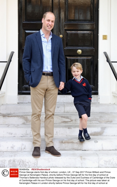 Принц Джордж впервые пошел в школу: в Сети появилось милое видео