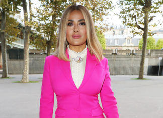 Сальма Хайек перекрасилась в блондинку