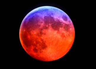 Онлайн-трансляция лунного затмения: видео «кровавой Луны»