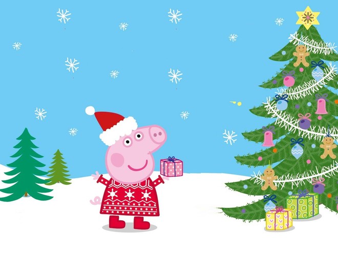 «Свинка Пеппа» дарит подарки к Новому году