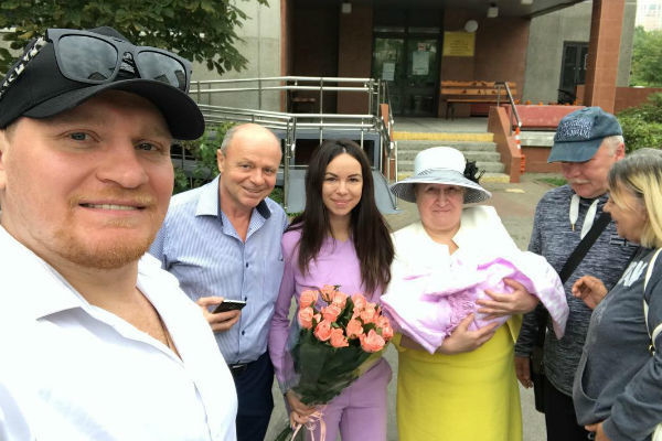 Сергей Сафронов крестил дочь 