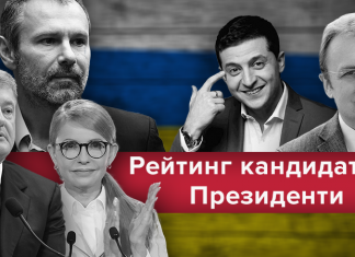 Рейтинг кандидатов в Президенты Украины 2019