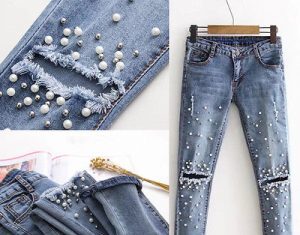 Сделайте ваши джинсы привлекательными — украсьте их стразами
