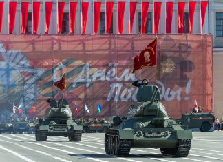 Репетиция Парада Победы в Санкт-Петербурге 2019