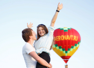Полет на воздушном шаре на двоих: возможность признаться в любви своей половинке