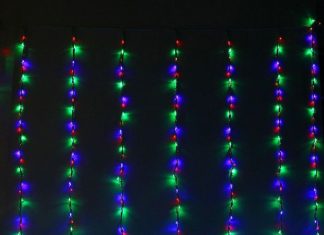 Разновидности светодиодных уличных гирлянд