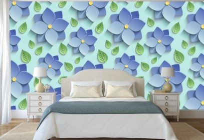 Обои с 3д эффектом: идеи дизайна