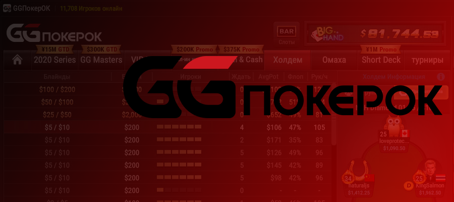 GGPokerok: современный онлайн покер