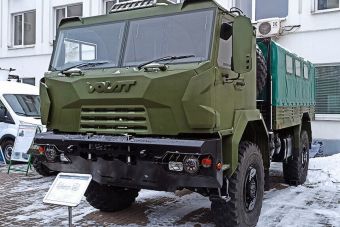 Белорусы представили военный грузовик для бывших английских колоний