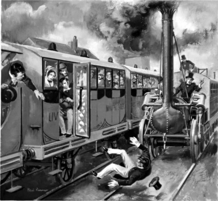 ПЕРВАЯ ЖЕРТВА ЖЕЛЕЗНЫХ ДОРОГ