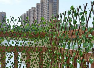 Зелёный забор Green Mix: декоративное искусственный ограждение