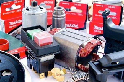 Виды запчастей для электроинструментов