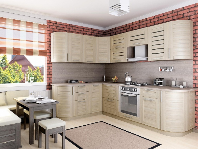 ВЫБОР КУХНИ НА ЗАКАЗ ПО ФОРМЕ И МАТЕРИАЛУ