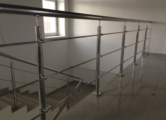 Перила из нержавеющей стали: разновидности и дизайн