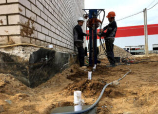 Инъекционное укрепление грунта и фундамента