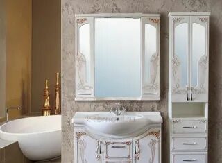 Виды мебели для ванной комнаты