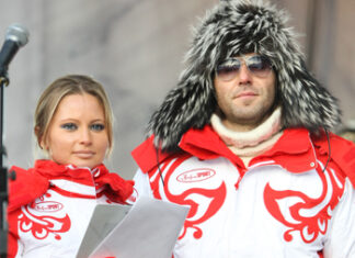 В подмосковной Яхроме на днях прошел чемпионат по слалому среди знаменитостей