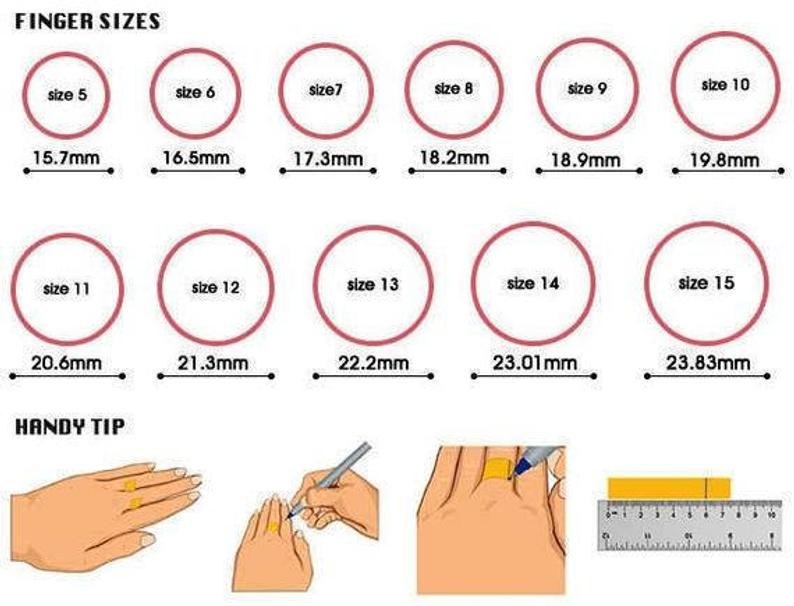 Как определить размер пальца по фото