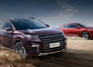 Модельный ряд автомобилей EXEED в России