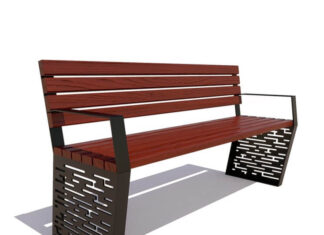 Парковые лавочки в современном стиле