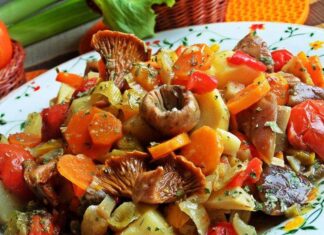 Как готовить грибное рагу с овощами?