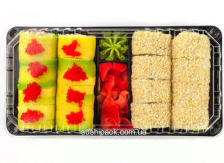 Упаковка для суши и роллов: виды контейнеров