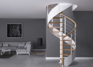 Винтовая лестница в интерьере: современные идеи