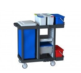 Тележка для уборки: современное оборудование, облегчающее работу по наведению порядка