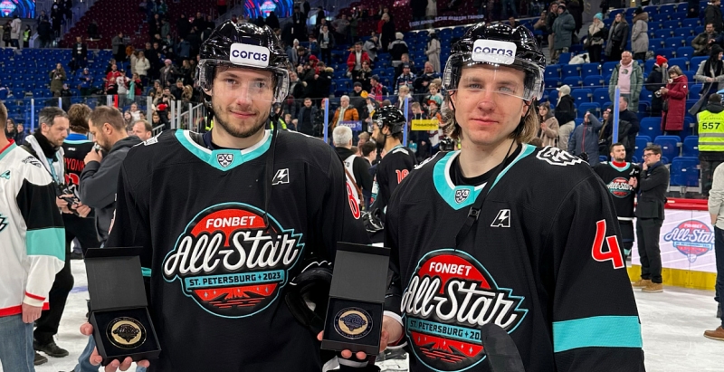 Хоккеисты «Трактора» и «Металлурга» выиграли Матч звезд КХЛ — 2023