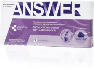 Как выбрать и использовать тест на беременность Ansver: всё, что нужно знать